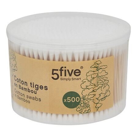 500 Wattenstaafjes bamboe Nature - afbeelding 1