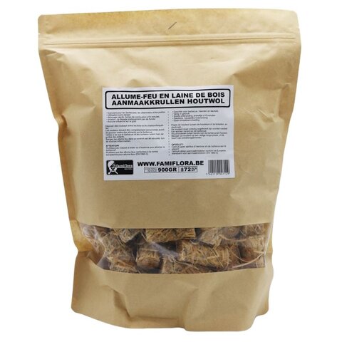 aanmaakkrullen houtwol 900g