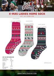 Apollo X-mas home socks OS