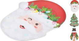 Assiette melamine Noël 3ass