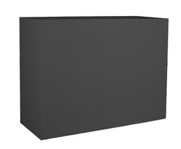 Bloembak Loft L Graphit Dubbele wand - met waterretentie zone 78,5 x 29,5 x 60 cm 46 L anthracite