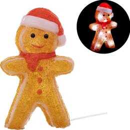 Bonhomme d'épice 21cm - 20LEDs