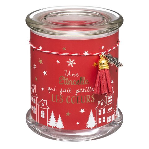 Bougie de Noël parfumée avec message 265g - image 1