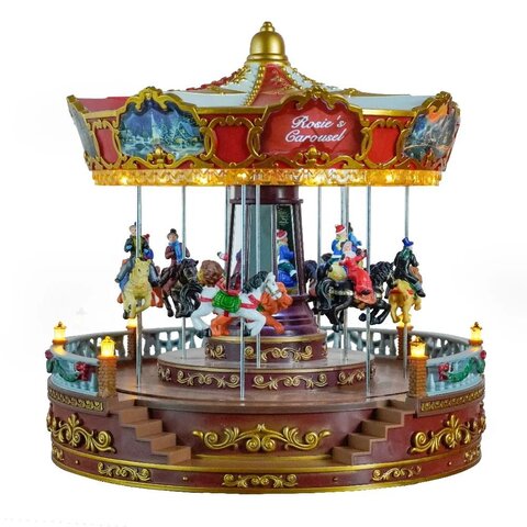 Carrousel muziek/beweging 31x31x31