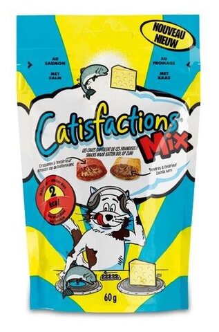 Catisfactions mix zalm-kaas 60g