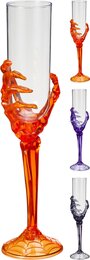 Champagneglas 150ml skelethand Halloween