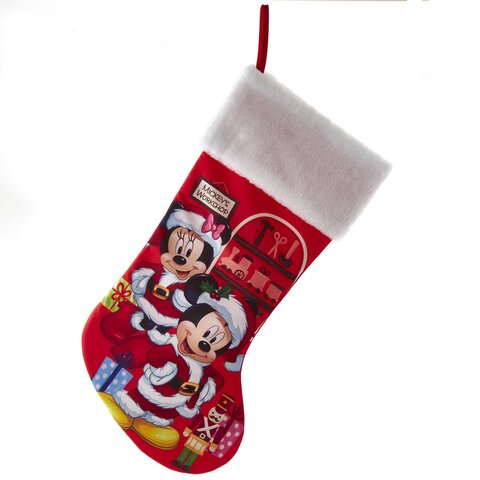 Chaussette Mickey rouge