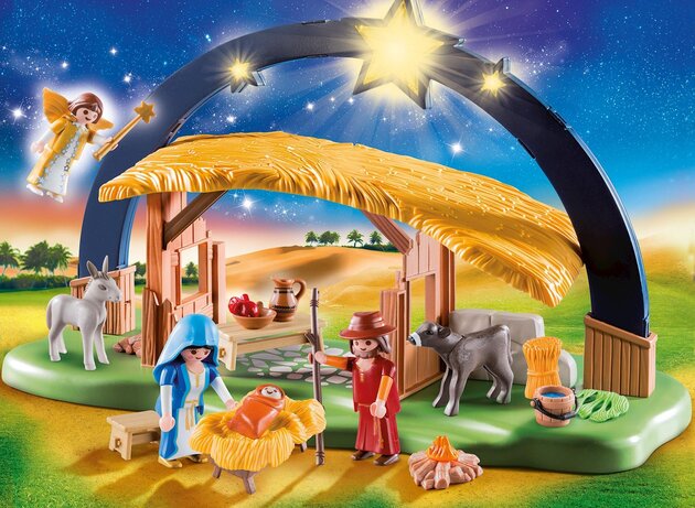 Crèche avec illumination PLAYMOBIL - image 2