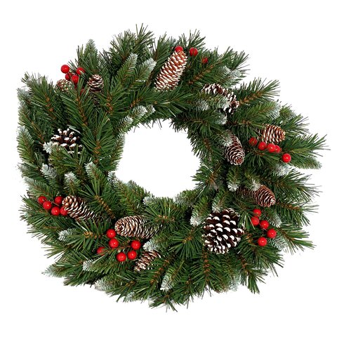 Frosted Berry Wreath d60cm - afbeelding 1