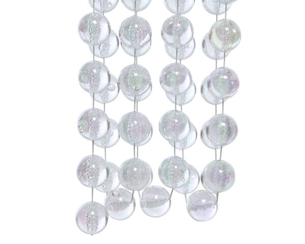 Guirlande de perles xxl 270cm - transparent