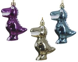 Hang ornament Dino H9,2cm 3ass