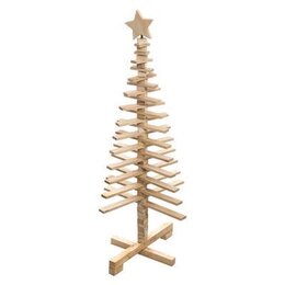 Kerstboom H120cm hout