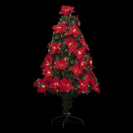 Kerstboom H120cm met kerstrozen