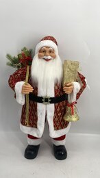 Kerstman chic rood 80cm