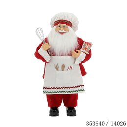 Kerstman H60cm kok