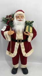 Kerstman promo donkerrood 90cm