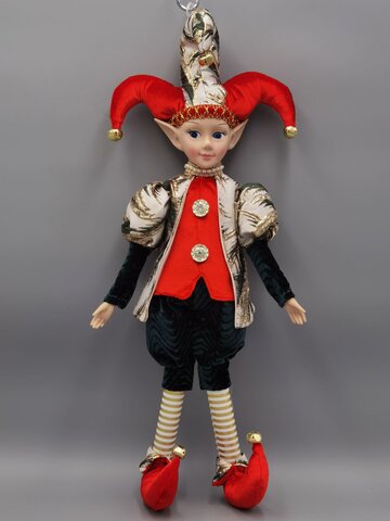 Lutin Noel rouge 45cm