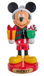 Notenkraker Mickey met cadeau