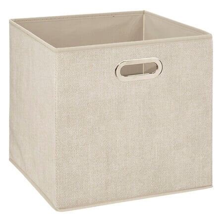 Opbergmand 31x31cm - beige