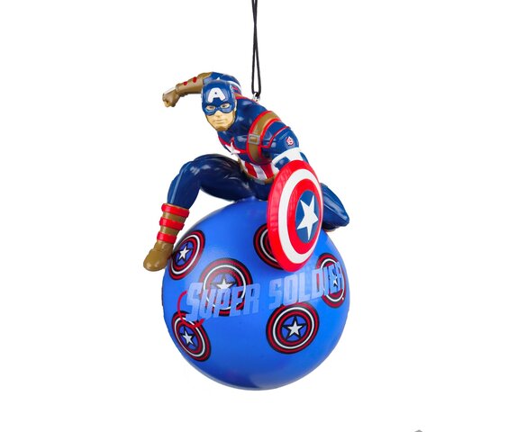 Orn. Ball Captain America 