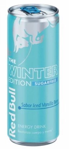 Red Bull Energy Drink Winter Edition Sugarfree Iced Vanilla Berry 250ml