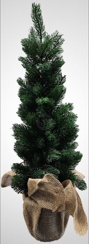 Sapin H65cm pot jute