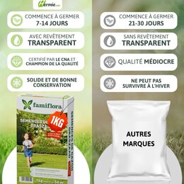 Semences de gazon jeu & sport 1 kg (jusqu'à 50 m²) - image 4