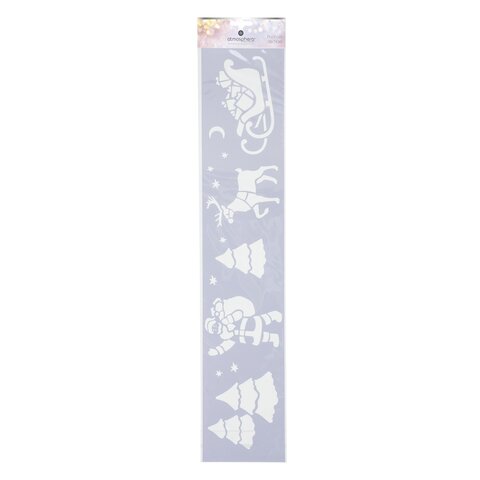 Sjabloon kerst banner 60x12cm
 - afbeelding 1