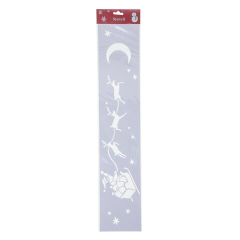 Sjabloon kerst banner 60x12cm
 - afbeelding 2