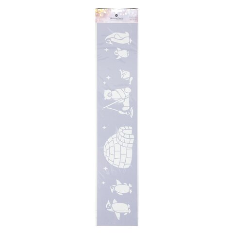 Sjabloon kerst banner 60x12cm
 - afbeelding 4