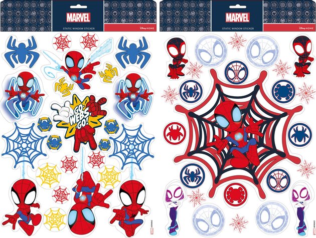 Stickers fenêtres Spiderman 2ass