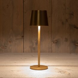 Tafellamp 27x9cm brons warm wit Led