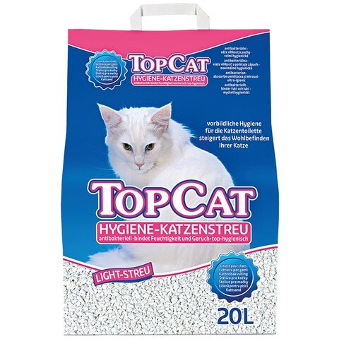 Top Cat litiere chat blanc 20l