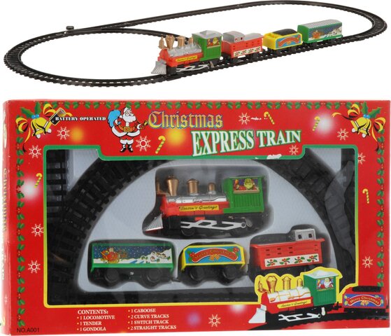 Train de Noël 9pièces