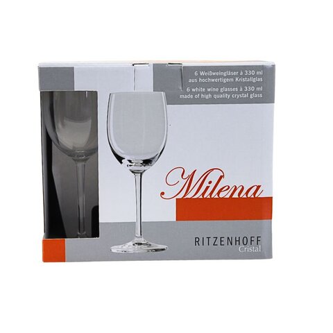 Wijnglas Milena Ritzenhoff cristal 330ml - 6 stuks
